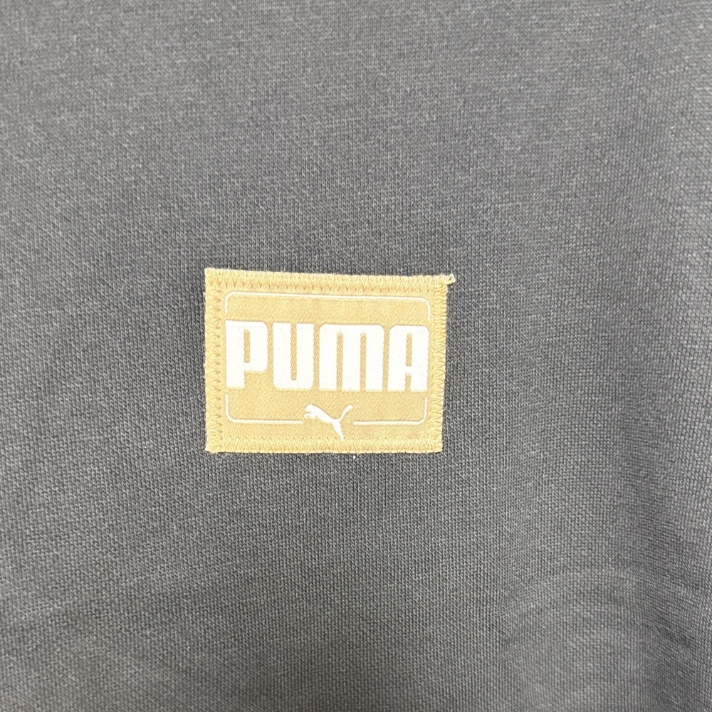 Puma Logo Women’s Crewneck Pullover‎ Fleece Sweatshirt Sz L - Picture 4 of 9